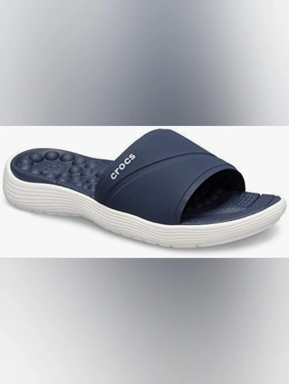 Crocs Navy Slide Sandals